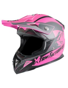 Casque enfant cross XTRM Factory ROSE