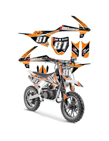 Kit déco pocket bike MX / highper 49 cc / 500 W