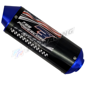 Ligne d' échappement POWERCORE 788 Racing Bleu Dirt bike / Pit bike