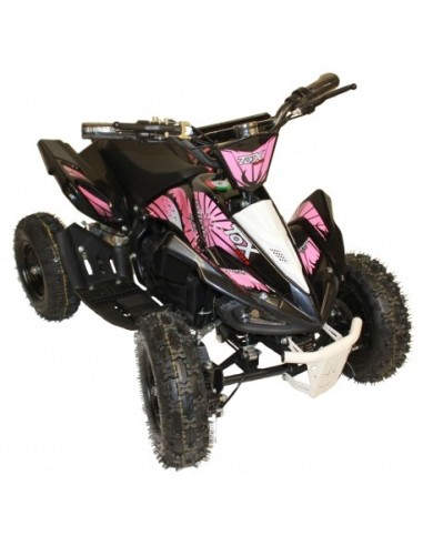 Carénage noir + déco ROSE quad PYTHON ou CARBONE - PitRacing