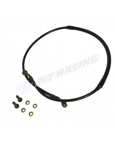 Durite renforcée de frein avant 1m20 8 / 8 mm pour dirt bike / pit bike