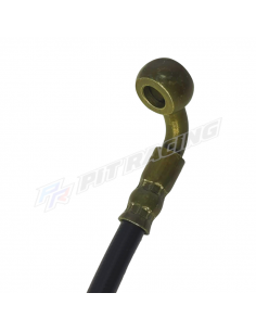 Durite renforcée de frein avant 1m20 8 / 8 mm pour dirt bike / pit bike