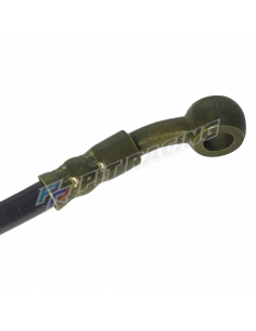 Durite renforcée de frein avant 1m20 8 / 8 mm pour dirt bike / pit bike
