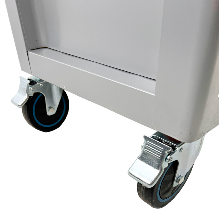 Servante d'atelier KRAFTMULLER KM-8/8 Grise - 8 tiroirs & 1 porte latérale - 319 pièces