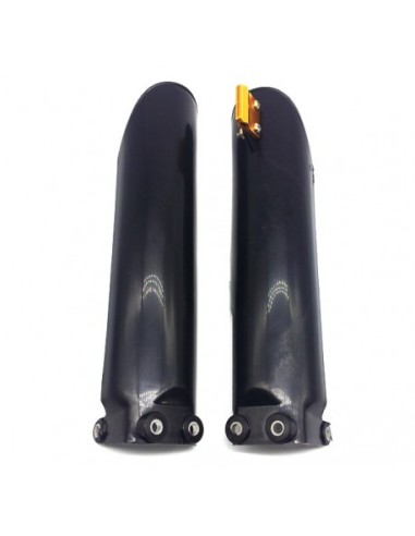 Cache fourche inversée noir modèle 2 pour dirt bike / pit bike standard - PitRacing