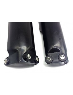 Cache fourche inversée noir modèle 2 pour dirt bike / pit bike standard - PitRacing