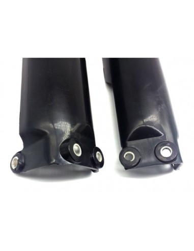 Cache fourche inversée noir modèle 2 pour dirt bike / pit bike standard - PitRacing