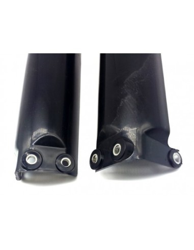 Cache fourche inversée noir modèle 2 pour dirt bike / pit bike standard - PitRacing