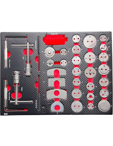 Servante d'atelier KRAFTMULLER XXL - 7 tiroirs remplis + repousses pistons