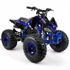 PROMO!!!!  Quad KRAFTMULLER Carbone 125 cc 8" + Marche arrière BLEU