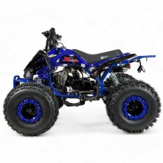 PROMO!!!!  Quad KRAFTMULLER Carbone 125 cc 8" + Marche arrière BLEU