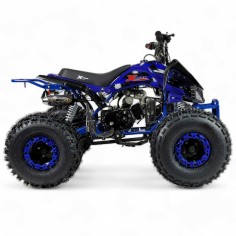 PROMO!!!!  Quad KRAFTMULLER Carbone 125 cc 8" + Marche arrière BLEU