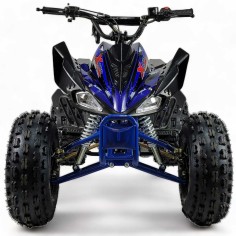 PROMO!!!!  Quad KRAFTMULLER Carbone 125 cc 8" + Marche arrière BLEU