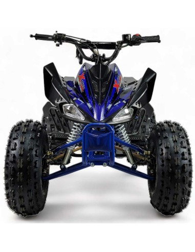 PROMO!!!!  Quad KRAFTMULLER Carbone 125 cc 8" + Marche arrière BLEU