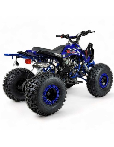 PROMO!!!!  Quad KRAFTMULLER Carbone 125 cc 8" + Marche arrière BLEU