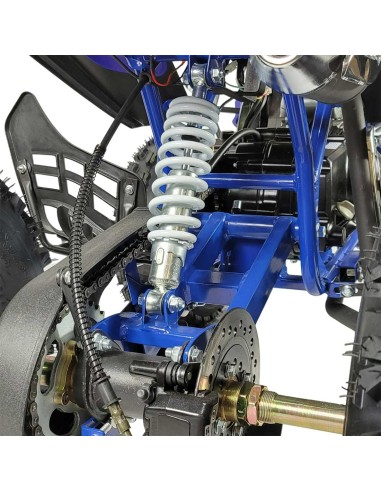 PROMO!!!!  Quad KRAFTMULLER Carbone 125 cc 8" + Marche arrière BLEU