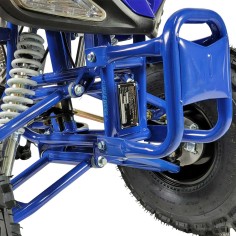 PROMO!!!!  Quad KRAFTMULLER Carbone 125 cc 8" + Marche arrière BLEU