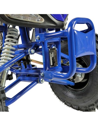PROMO!!!!  Quad KRAFTMULLER Carbone 125 cc 8" + Marche arrière BLEU