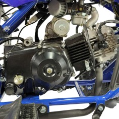 PROMO!!!!  Quad KRAFTMULLER Carbone 125 cc 8" + Marche arrière BLEU