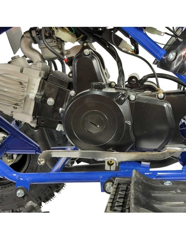 PROMO!!!!  Quad KRAFTMULLER Carbone 125 cc 8" + Marche arrière BLEU