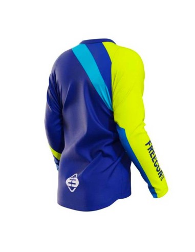 MAILLOT CROSS SHOT KID - BLEU