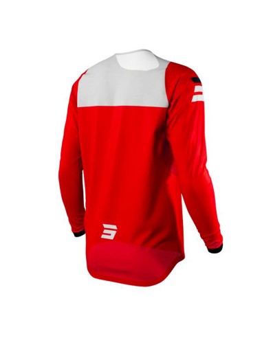 MAILLOT CROSS SHOT ADULTE - ROUGE