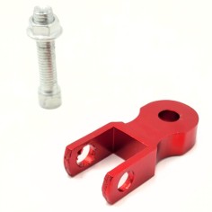 REHAUSSEUR D'AMORTISSEUR ROUGE QUAD (+5CM)