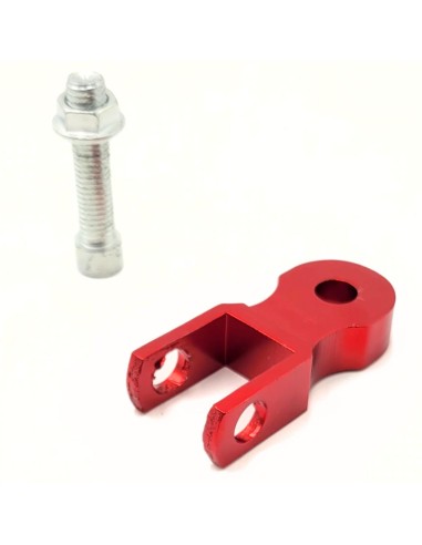 REHAUSSEUR D'AMORTISSEUR ROUGE QUAD (+5CM)