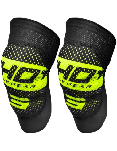 GENOUILLERES SHOT AIRLIGHT NOIR/JAUNE FLUO ENFANT