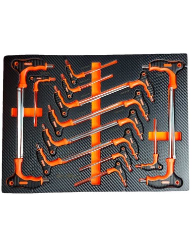 SERVANTE D'ATELIER RACING MOTO ORANGE 7 TIROIRS AVEC OUTILLAGE