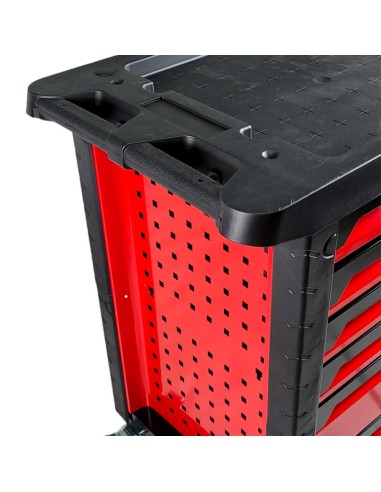 SERVANTE D'ATELIER EXTREME TOOLS 6/4 ROUGE 162 OUTILS