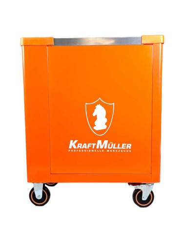 SERVANTE D'ATELIER RACING MOTO ORANGE 7 TIROIRS AVEC OUTILLAGE