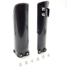Cache fourche inversée noir modèle 2 ITALJET MX50 / BHR /  NRG / KRAFTMULLER / KAYO KT 50 cc