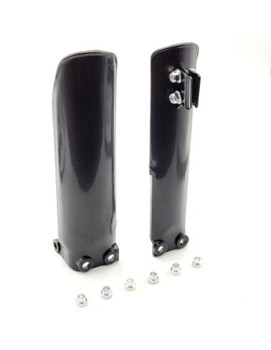 Cache fourche inversée noir modèle 2 ITALJET MX50 / BHR /  NRG / KRAFTMULLER / KAYO KT 50 cc