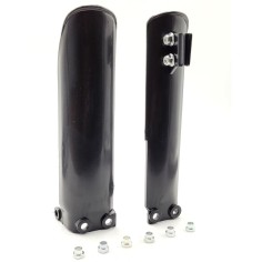 Cache fourche inversée noir modèle 2 ITALJET MX50 / BHR /  NRG / KRAFTMULLER / KAYO KT 50 cc