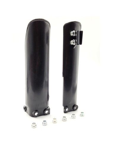 Cache fourche inversée noir modèle 2 ITALJET MX50 / BHR /  NRG / KRAFTMULLER / KAYO KT 50 cc