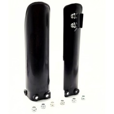 Cache fourche inversée noir modèle 2 ITALJET MX50 / BHR /  NRG / KRAFTMULLER / KAYO KT 50 cc