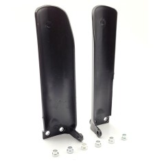 Cache fourche inversée noir modèle 2 ITALJET MX50 / BHR /  NRG / KRAFTMULLER / KAYO KT 50 cc