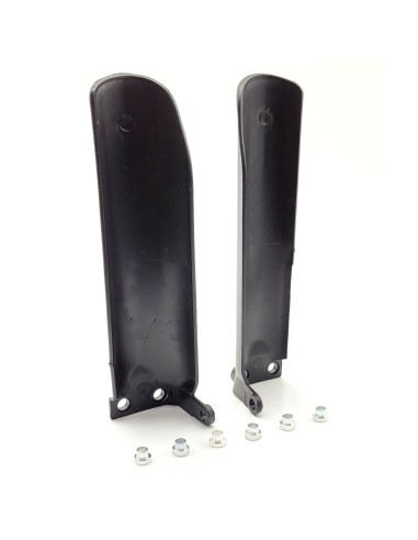 Cache fourche inversée noir modèle 2 ITALJET MX50 / BHR /  NRG / KRAFTMULLER / KAYO KT 50 cc