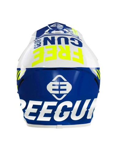 CASQUE CROSS SHOT BY FREEGUN DANGER NAVY GLOSSY