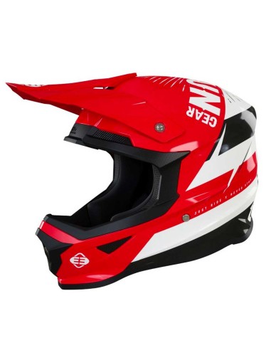 CASQUE SHOT BY FREEGUN ADULTE ROUGE LOAD GLOSSY