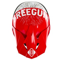 CASQUE SHOT BY FREEGUN ADULTE ROUGE LOAD GLOSSY