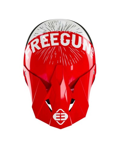 CASQUE SHOT BY FREEGUN ADULTE ROUGE LOAD GLOSSY