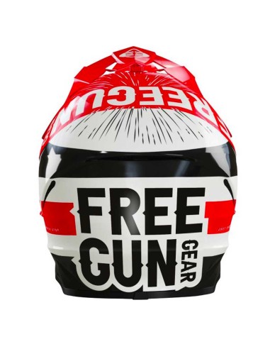 CASQUE SHOT BY FREEGUN ADULTE ROUGE LOAD GLOSSY
