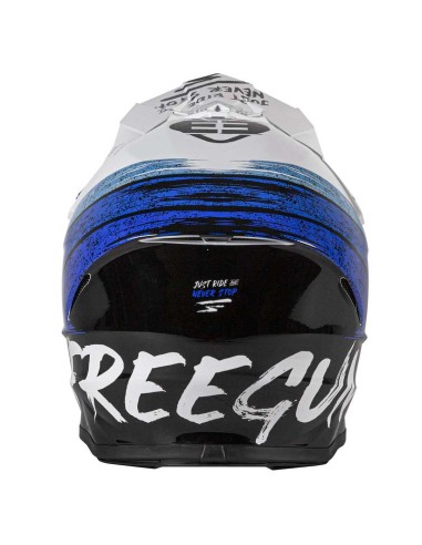 CASQUE SHOT BY FREEGUN ADULTE BLEU STRIPE GLOSSY