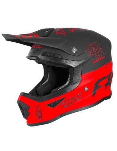 CASQUE SHOT BY FREEGUN ADULTE ROUGE SPEED MATT