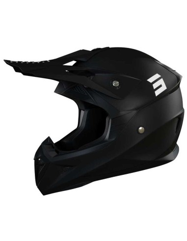 CASQUE SHOT ADULTE NOIR SOLID MATT