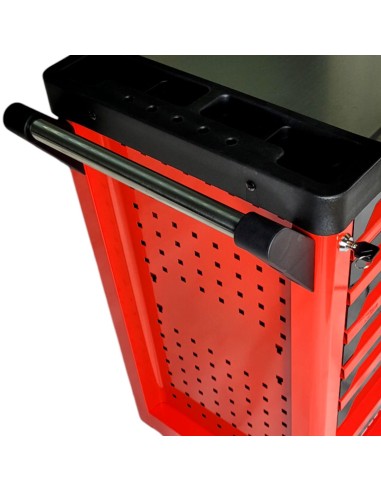 SERVANTE KRAFTMULLER DAILY EDITION XXL-PRO 7/7 ROUGE ET NOIR