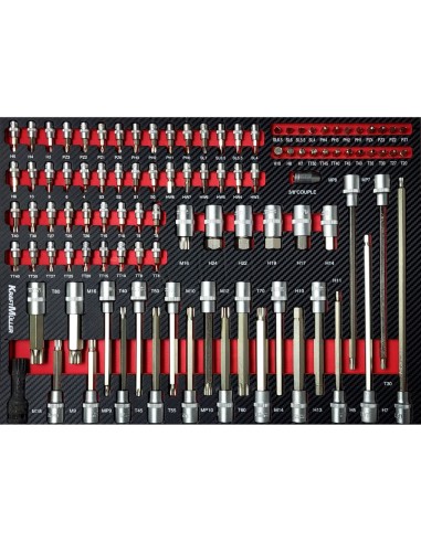 SERVANTE KRAFTMULLER DAILY EDITION XXL-PRO 7/7 ROUGE ET NOIR