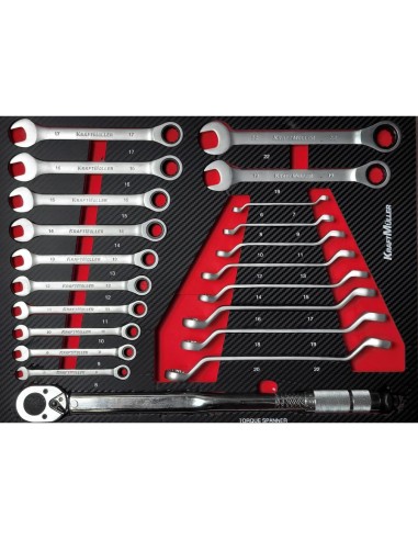 SERVANTE KRAFTMULLER DAILY EDITION XXL-PRO 7/7 ROUGE ET NOIR